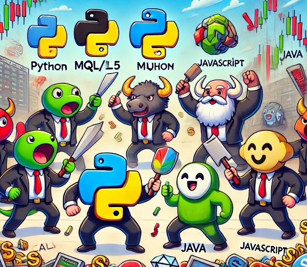 Analysis of Programming Language Popularity in Algorithmic Trading